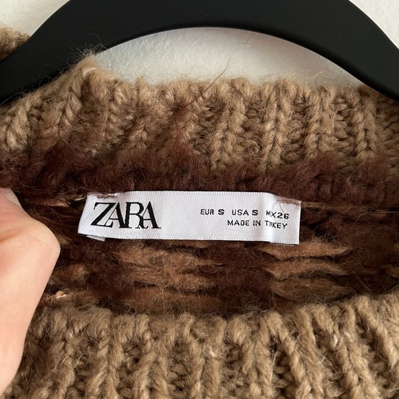 Zara | Wool Blend Jacquard Sweater - Picture 4 of 5